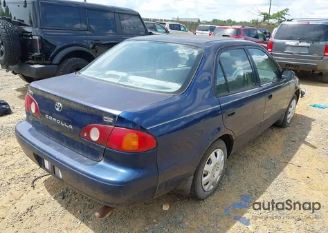 2001 Toyota Corolla Ce from USA, damaged, VIN 2T1BR12E21C386764